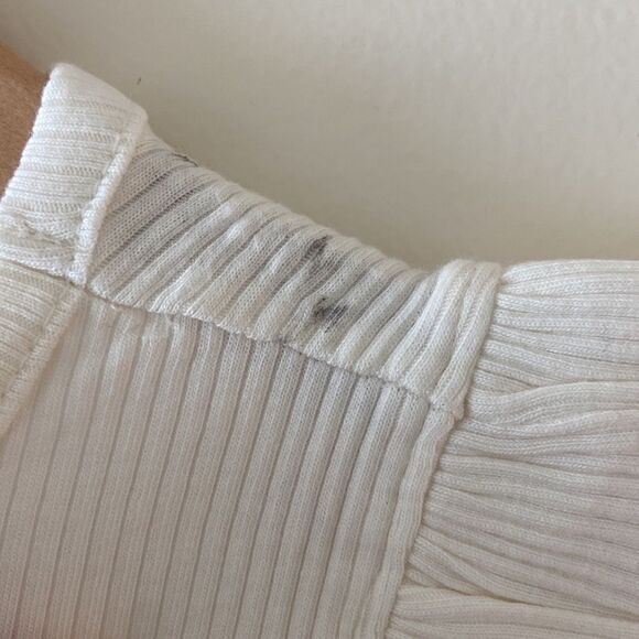 J. Crew Vintage rib ruffle-sleeve shirt* - Picture 4 of 10